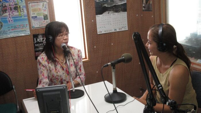 番組名「真壁みきのちょっと一息」収録でした（＾ｖ＾）放送日は１０月２５日＆１１月１日です。