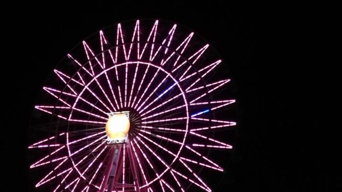 🎀10月はピンクリボン月間🎀乳がん検診、正しい治療の大切さをピンクに染まる観覧車からみなさんに届きますように🎀