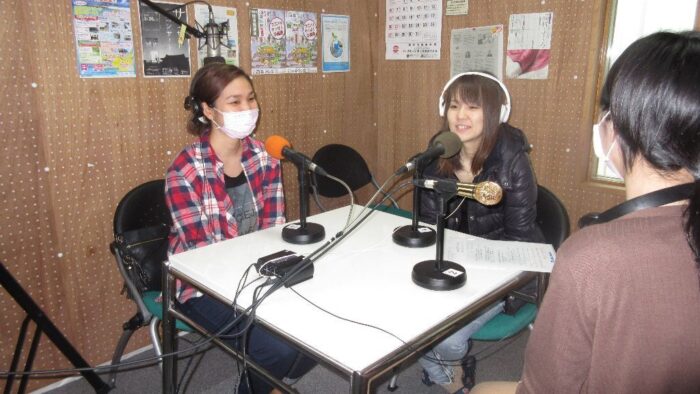 耳鼻咽喉科・頭蓋部外科さきはまクリニックの受付のみなさん初収録でした(*^_^*)３月２８日２０時オンエアーです(*^_^*)