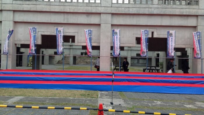 ヤクルトスワローズ歓迎式…浦添市役所中庭にて😃浦添市民総出で歓迎しました。