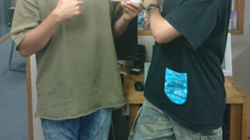 FM２１にお客様が来られました。