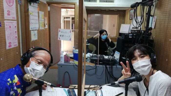 有限会社ウエルネス前田提供番組「オレンジカフェ花便り」収録でした(*^^)v