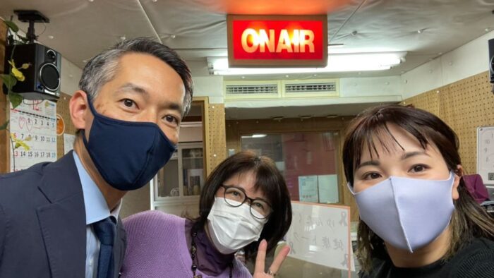 (有)ウエルネス前田提供番組「オレンジカフェ花便り」２０２１年1月17日放送分収録でした！