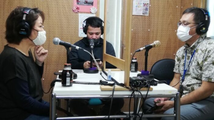 12月22日・29日放送分収録でした(*^^)vライフサポートてだこ提供番組：「てぃだカフェ」