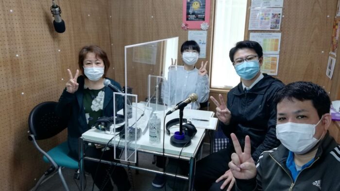 毎週火曜日１０時～１０時５５分on－air「てぃだカフェ」収録でした(*^^)v放送は２月１６日・２３日です(^^♪