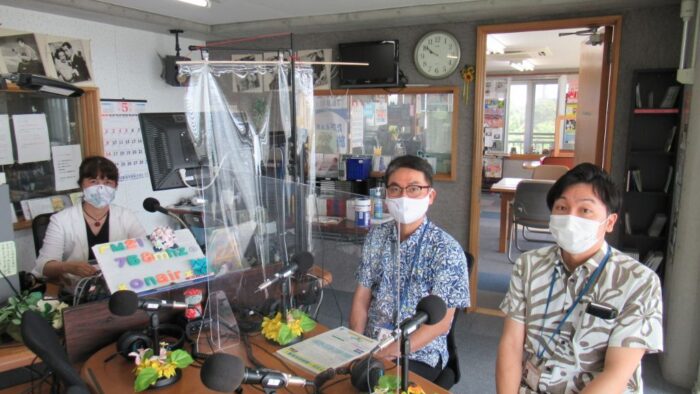 ５月１４日放送コミュニティ－プラザゲスト・・・全国健康保健協会沖縄支部玉城さん！鳥澤さん！