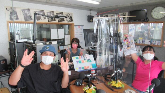 8月６日放送・・・番組名：コミュニティープラザ！ゲストはたま子＆わちゃコ＼(^o^)／