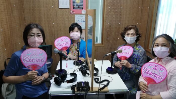 10月24日放送分収録・・・番組名「ぴんくりぼんタイム」毎週日曜日12時～13時オンエアー(^o^)