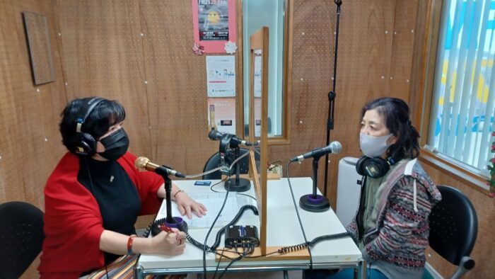 番組名「ぴんくリボンタイム」２０２２年１月２日・９日放送分収録でした(*^^)v